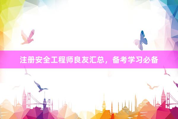 注册安全工程师良友汇总，备考学习必备